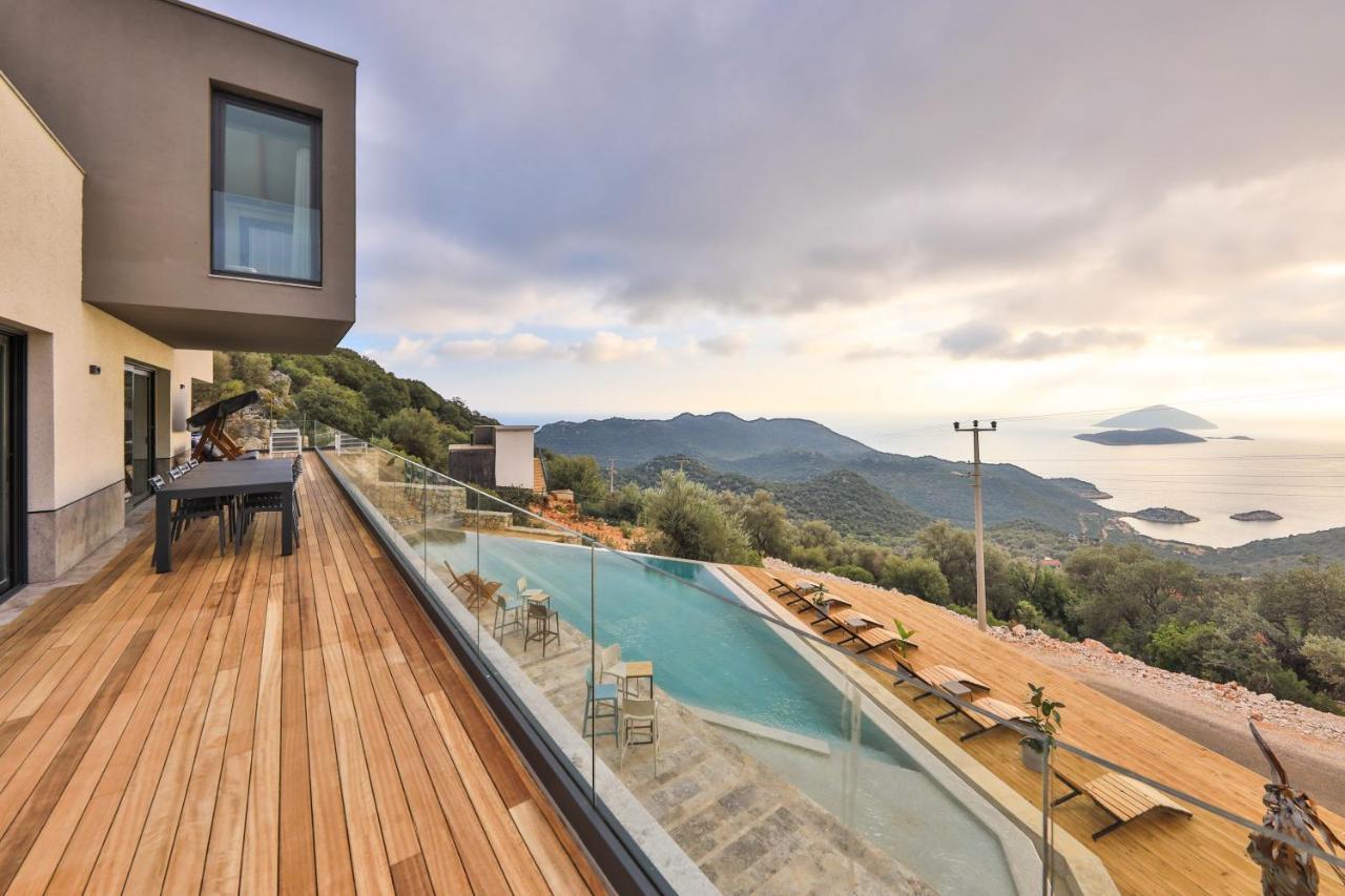 14 Premium Villas With Openair Restaurant&Tennis Court In Nature - Notos Club Kaş Exteriör bild