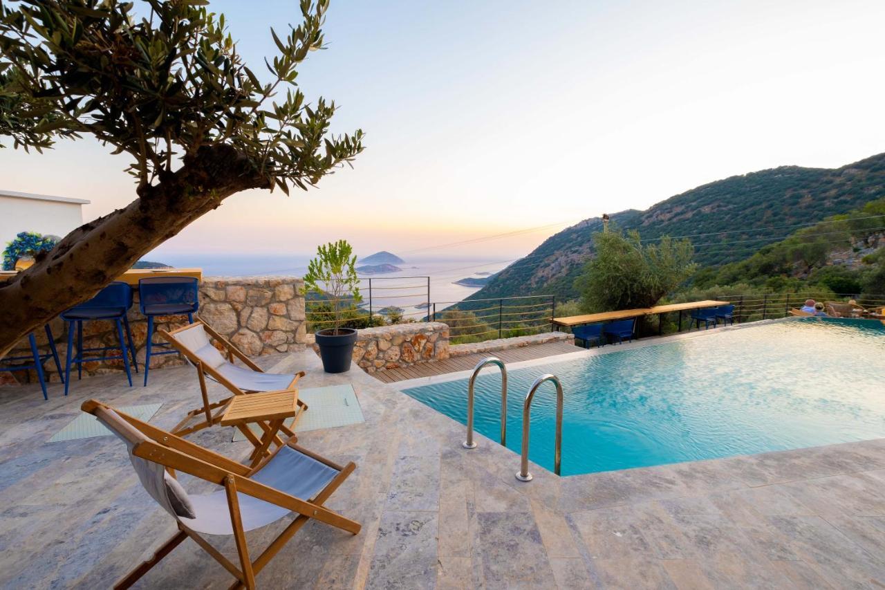 14 Premium Villas With Openair Restaurant&Tennis Court In Nature - Notos Club Kaş Exteriör bild