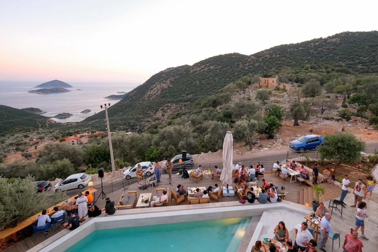 14 Premium Villas With Openair Restaurant&Tennis Court In Nature - Notos Club Kaş Exteriör bild