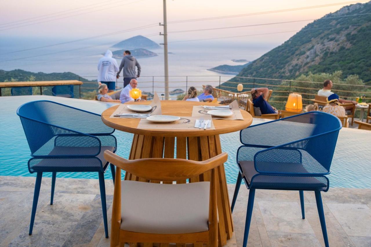 14 Premium Villas With Openair Restaurant&Tennis Court In Nature - Notos Club Kaş Exteriör bild