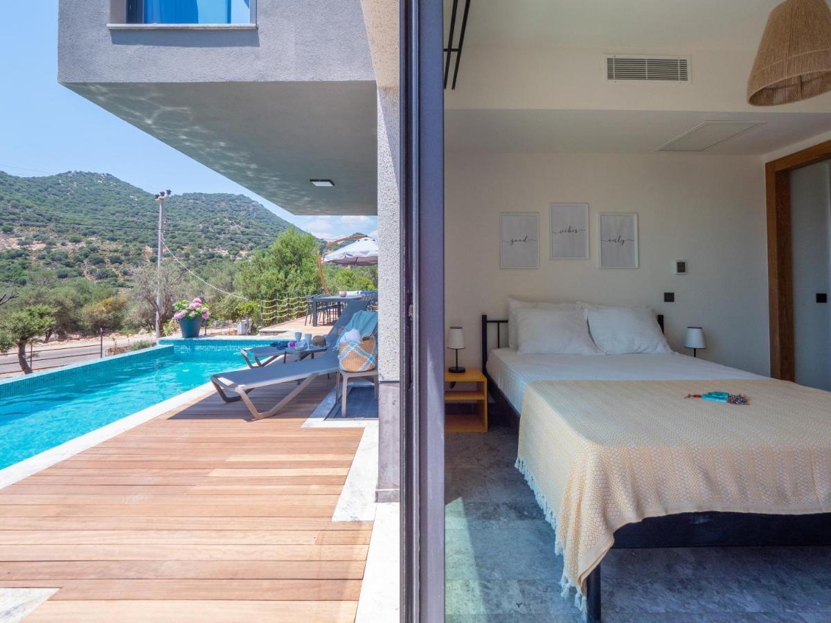 14 Premium Villas With Openair Restaurant&Tennis Court In Nature - Notos Club Kaş Exteriör bild