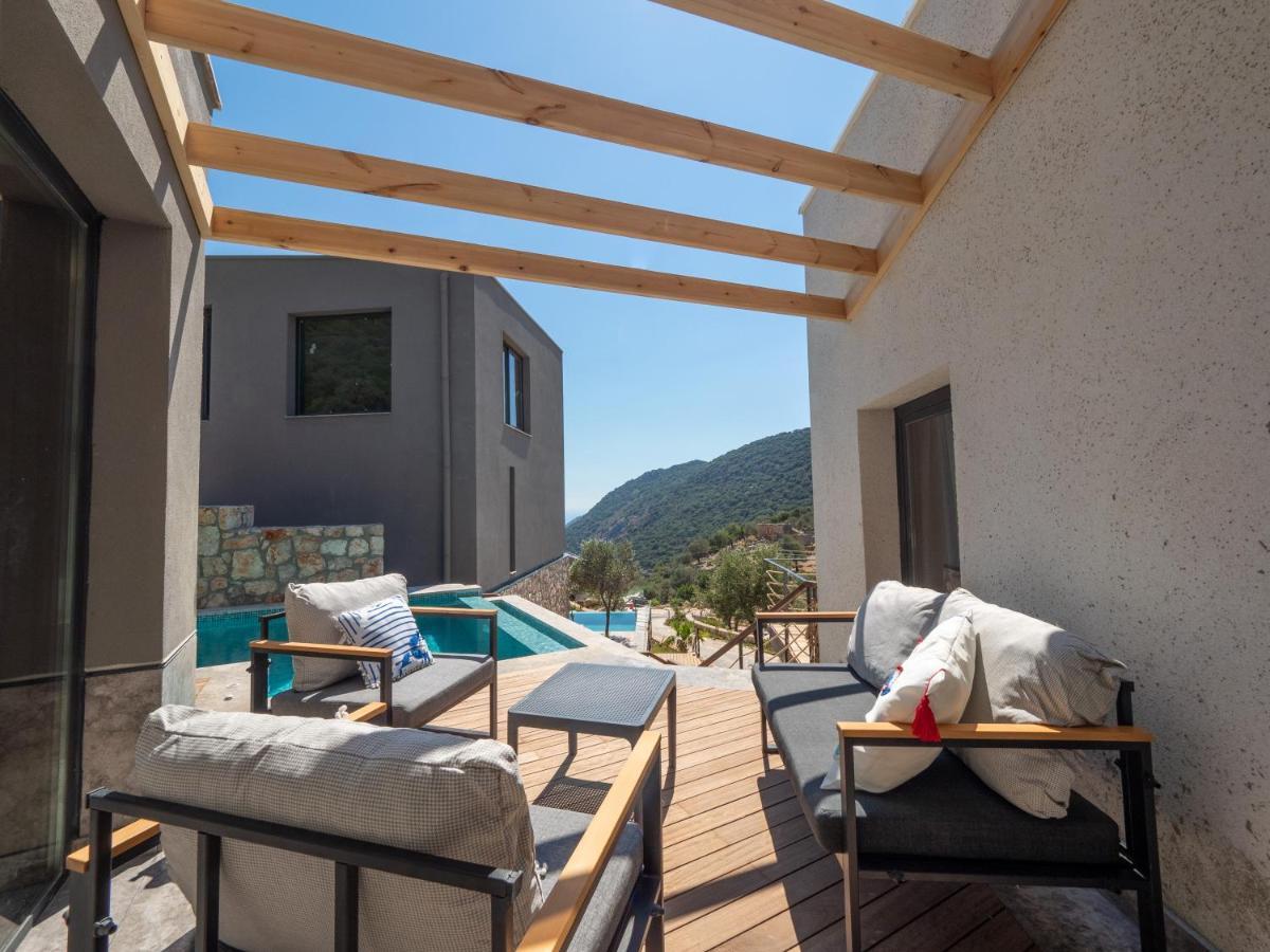 14 Premium Villas With Openair Restaurant&Tennis Court In Nature - Notos Club Kaş Exteriör bild