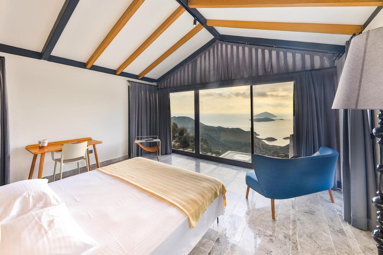 14 Premium Villas With Openair Restaurant&Tennis Court In Nature - Notos Club Kaş Exteriör bild