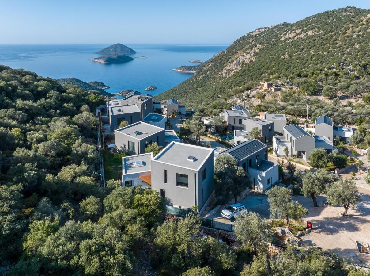 14 Premium Villas With Openair Restaurant&Tennis Court In Nature - Notos Club Kaş Exteriör bild