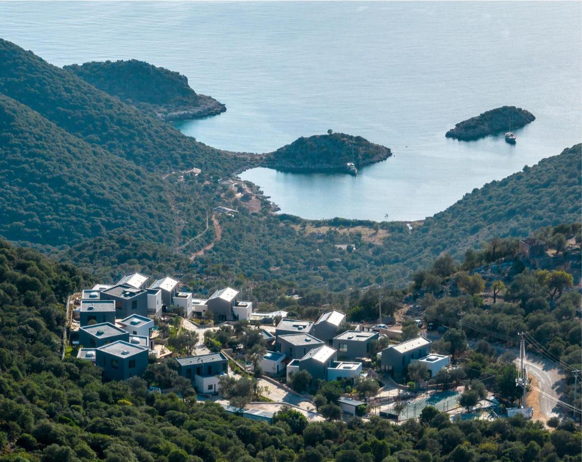 14 Premium Villas With Openair Restaurant&Tennis Court In Nature - Notos Club Kaş Exteriör bild